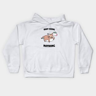 Busy doing nothing Kids Hoodie